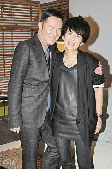 吳君如與甘國亮在節目中暢談亞視的歷史。（攝影：梁迺楠）