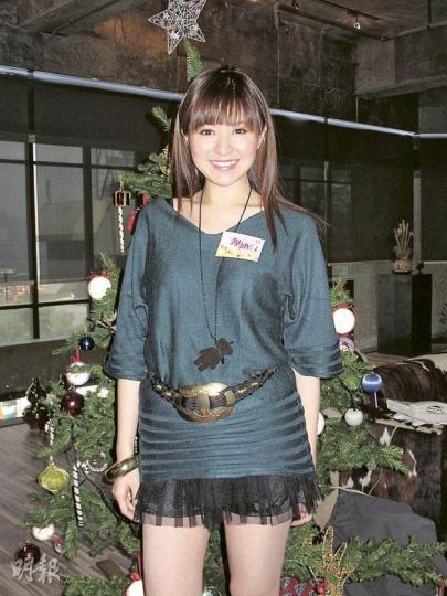 徐淑敏主持飲食節目之後肥了8磅，她有信心稍後體重回落。（攝影/記者：鍾一虹）