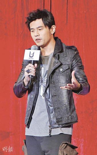 阿Jay親自現身會展幫文化傳信發布新網絡平台,不過傳媒就冇機會近距離接觸。(林振東攝) 阿Jay親自現身會展幫文化傳信發布新網絡平台,不過傳媒就冇機會近距離接觸。(林振東攝)