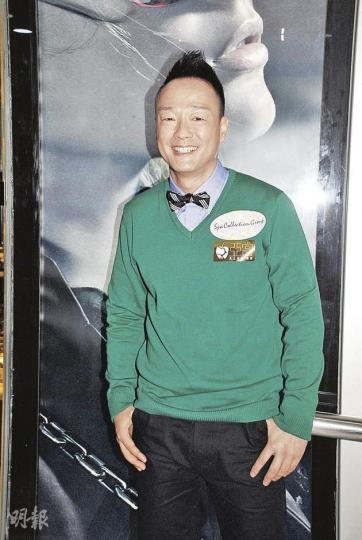 王喜恭喜「冤家」林保怡買了價值數百萬元的靚車。（攝影：孫華中）