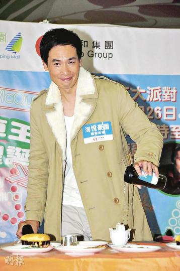 陳豪事業愛情兩得意,難怪經常四萬般面口。(攝影/記者:林祖傑) 陳豪事業愛情兩得意,難怪經常四萬般面口。(攝影/記者:林祖傑)
