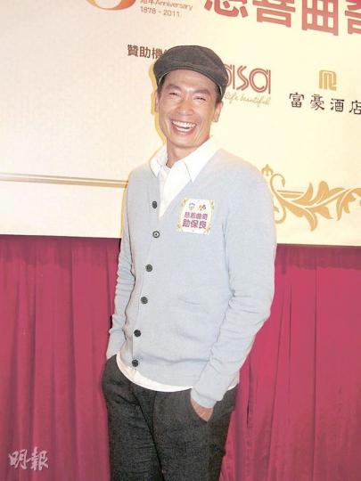 陳豪自言是減肥專家，有信心回復當年勇。（攝影/記者：柯美）