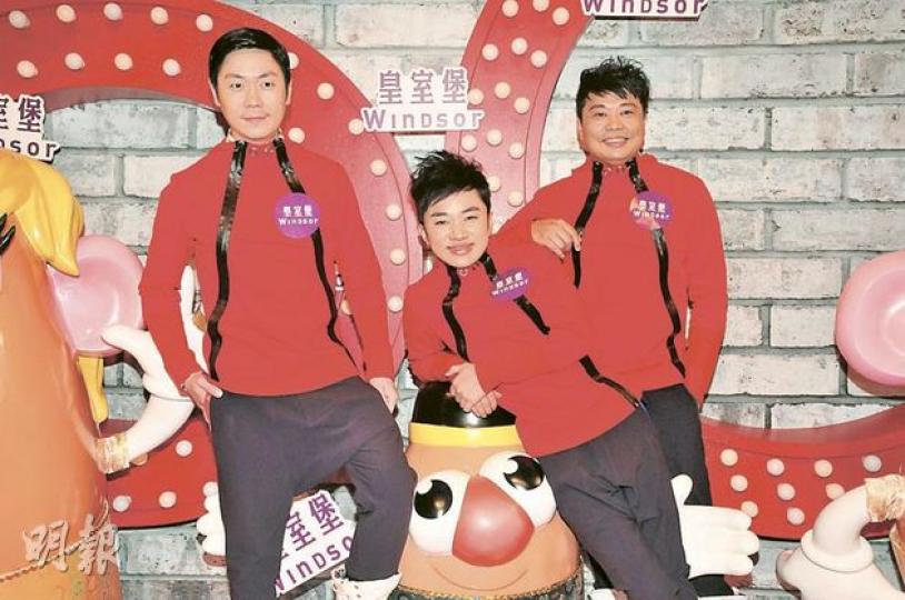 阮兆祥（右起）、王祖藍、李思捷笑言不想贏前輩組合Sober Band。（攝影/記者：孫華中）
