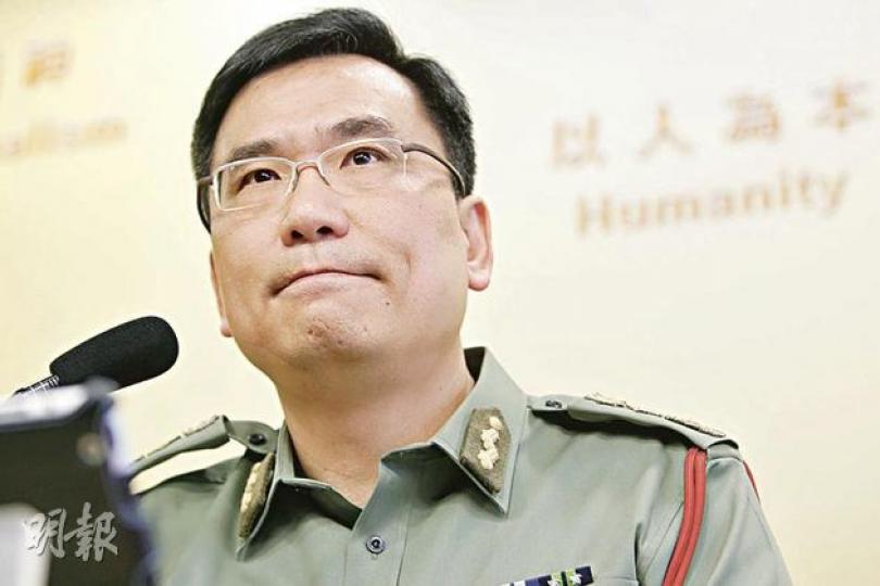 懲教署長單日堅表示,現時有8名內地孕婦在囚,刑期由1年至18年不等,未見內地孕婦借入獄留港產子的趨勢出現。(郭慶輝攝) 懲教署長單日堅表示,現時有8名內地孕婦在囚,刑期由1年至18年不等,未見內地孕婦借入獄留港產子的趨勢出現。(郭慶輝攝)