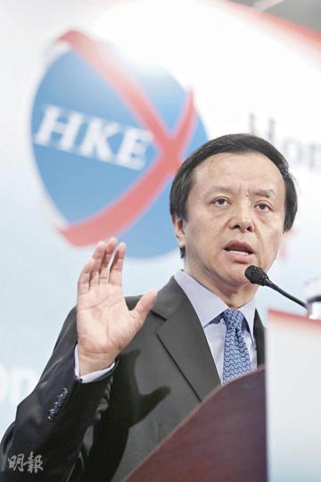 李小加堪稱「改革派」,今年將大灑金錢提升交易所各項基建。(郭慶輝攝) 李小加堪稱「改革派」,今年將大灑金錢提升交易所各項基建。(郭慶輝攝)