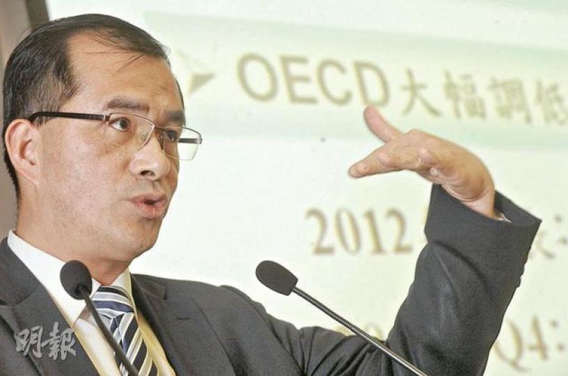 中銀高級經濟研究員王春新指出,內地樓市泡沫嚴重,房地產總市值中有60%為漲價所致。(劉焌陶攝) 中銀高級經濟研究員王春新指出,內地樓市泡沫嚴重,房地產總市值中有60%為漲價所致。(劉焌陶攝)