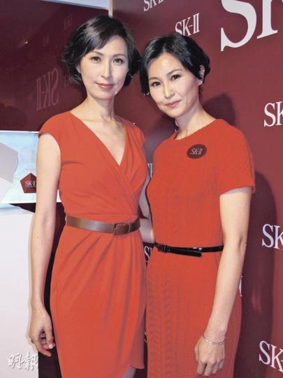 郭藹明(左)帶胞妹郭藹欣(右)出席活動,妹妹美貌不遜姊姊。(攝影/記者:李潔盈) 郭藹明(左)帶胞妹郭藹欣(右)出席活動,妹妹美貌不遜姊姊。(攝影/記者:李潔盈)
