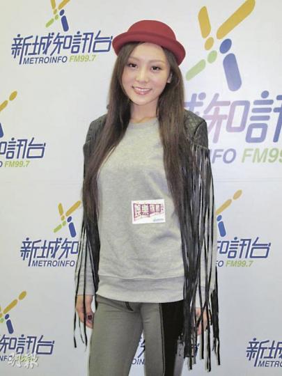 Jeana竟然希望拍鬼片時遇鬼。(攝影/記者﹕孫慧莊) Jeana竟然希望拍鬼片時遇鬼。(攝影/記者﹕孫慧莊)