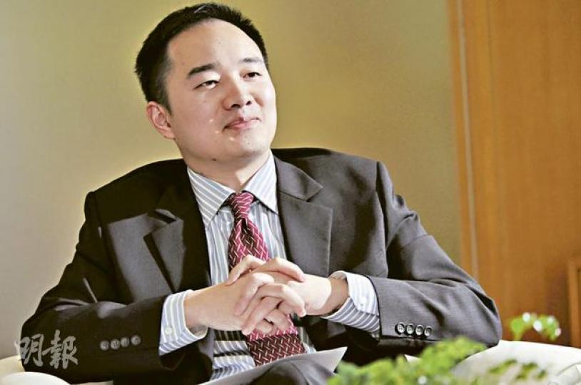 信安香港股票基金經理朱加承表示,如何判斷股份是金子還是地雷,關鍵在於公司是否有機會改善盈利。(陳淑安攝) 信安香港股票基金經理朱加承表示,如何判斷股份是金子還是地雷,關鍵在於公司是否有機會改善盈利。(陳淑安攝)