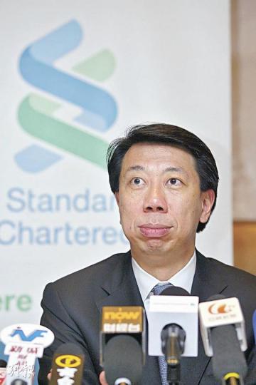 渣打香港區行政總裁洪丕正表示,內地企業來港借貸需求仍然強勁。(鄧宗弘攝) 渣打香港區行政總裁洪丕正表示,內地企業來港借貸需求仍然強勁。(鄧宗弘攝)