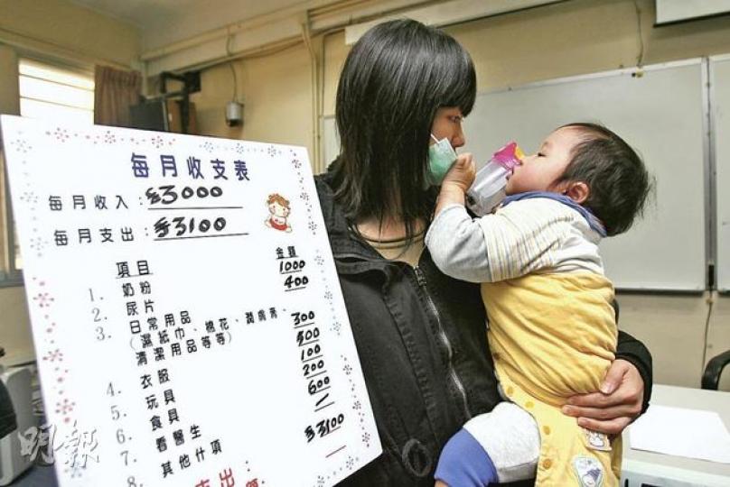 Sukie的兒子雄仔穿著殘破的黃色外套,她表示,父母每個月只能給她3000元家用,僅僅夠兒子的日常開銷,沒什麼餘錢為雄仔添置新衣,只能穿親戚送的舊衣服。(鄧宗弘攝)
Sukie的兒子雄仔穿著殘破的黃色外套,她表示,父母每個月只能給她3000元家用,僅僅夠兒子的日常開銷,沒什麼餘錢為雄仔添置新衣,只能穿親戚送的舊衣服。(鄧宗弘攝)