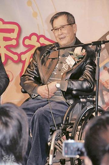 林家聲在席上獲現場觀眾合唱生日歌祝賀80大壽。(攝影/記者﹕劉一立) 林家聲在席上獲現場觀眾合唱生日歌祝賀80大壽。(攝影/記者﹕劉一立)