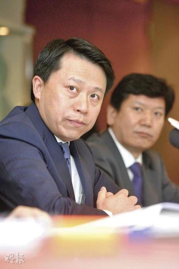 中信資源副主席兼行政總裁曾晨(左)。(鄧宗弘攝) 中信資源副主席兼行政總裁曾晨(左)。(鄧宗弘攝)