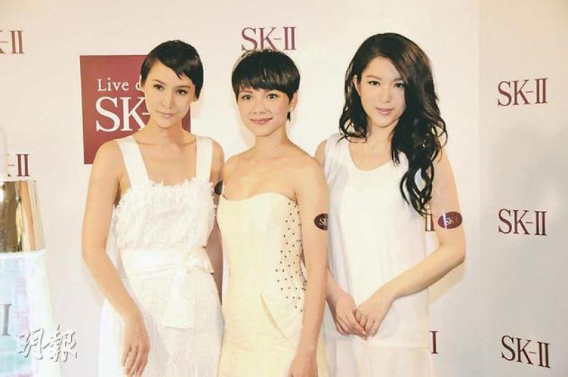 Amanda S.(左起)、李心潔、苟芸慧分享扮靚心得。(攝影/記者:林祖傑) Amanda S.(左起)、李心潔、苟芸慧分享扮靚心得。(攝影/記者:林祖傑)