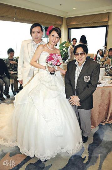 泰迪羅賓向一對新人送上祝福。(攝影/記者:林祖傑) 泰迪羅賓向一對新人送上祝福。(攝影/記者:林祖傑)