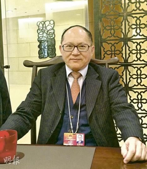 港區全國人大代表吳亮星(何曉勤攝) 港區全國人大代表吳亮星(何曉勤攝)
