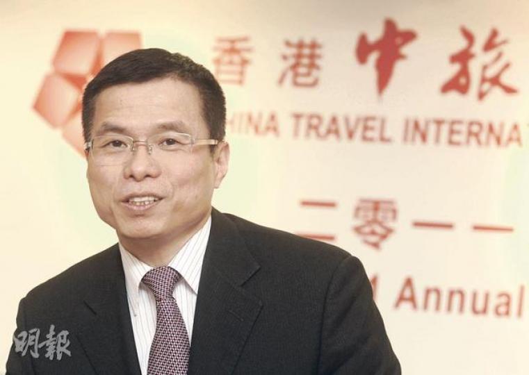 許慕韓表示,已出租的中環、北角地舖租金回報理想,會繼續考慮出租旗下分社或酒店的地舖。(余俊亮攝) 許慕韓表示,已出租的中環、北角地舖租金回報理想,會繼續考慮出租旗下分社或酒店的地舖。(余俊亮攝)