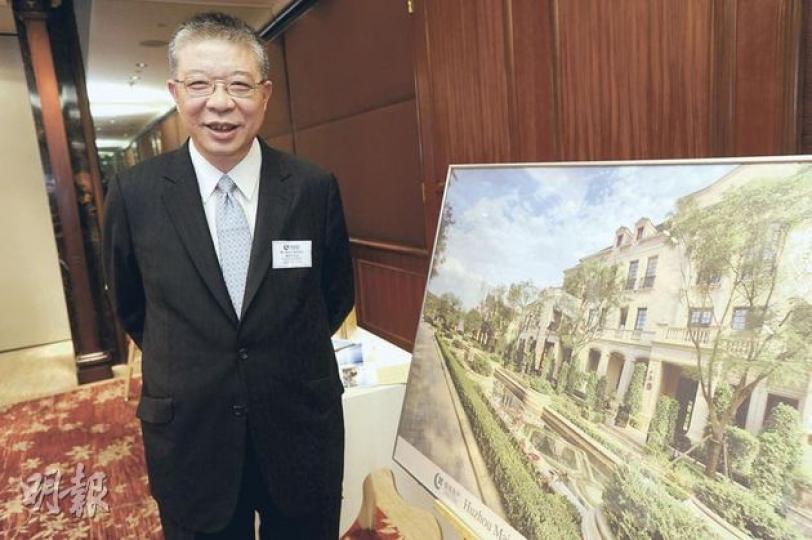 綠城行政總裁壽柏年指出,市場回暖乃由於政策上鼓勵首套房,相信接下來改善性住房也會列入鼓勵之列。(尹錦恩攝) 綠城行政總裁壽柏年指出,市場回暖乃由於政策上鼓勵首套房,相信接下來改善性住房也會列入鼓勵之列。(尹錦恩攝)