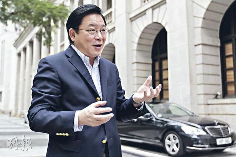 工商專業聯盟召集人林健鋒認為,商界在特首選戰過後應重新整合,以更團結的姿態面向群眾,並積極參與地區直選,接受民意洗禮。(郭慶輝攝) 工商專業聯盟召集人林健鋒認為,商界在特首選戰過後應重新整合,以更團結的姿態面向群眾,並積極參與地區直選,接受民意洗禮。(郭慶輝攝)