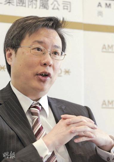 曾慶璘表示,集團將以香港為地區總部,首先開拓內地、新加坡兩大主要市場。(劉焌陶攝) 曾慶璘表示,集團將以香港為地區總部,首先開拓內地、新加坡兩大主要市場。(劉焌陶攝)