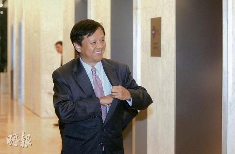 李小加首度開腔,表示對收購LME有信心。(李澤彤攝) 李小加首度開腔,表示對收購LME有信心。(李澤彤攝)