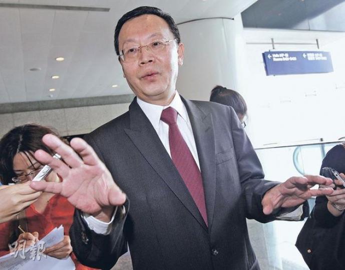 中國海外發展主席孔慶平表示，宏觀政策雖有微調迹象，但不足以緩解開發商的資金壓力，內房最困難時期仍未過去。（李紹昌攝）