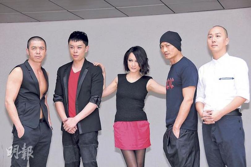 何啟南(左起)、李霖恩、簡慕華、黃德斌及戴耀明,演活內心暴力、陰險、欲望、邪惡及良心五種心魔。(攝影/記者:梁榮達) 何啟南(左起)、李霖恩、簡慕華、黃德斌及戴耀明,演活內心暴力、陰險、欲望、邪惡及良心五種心魔。(攝影/記者:梁榮達)
