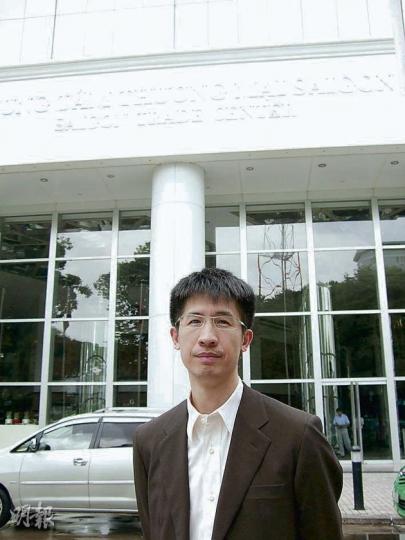 陸恩指越南借貸利率高企,不可貿然舉債擴充業務,寧願還債減低利息開支。(毛婷婷攝) 陸恩指越南借貸利率高企,不可貿然舉債擴充業務,寧願還債減低利息開支。(毛婷婷攝)