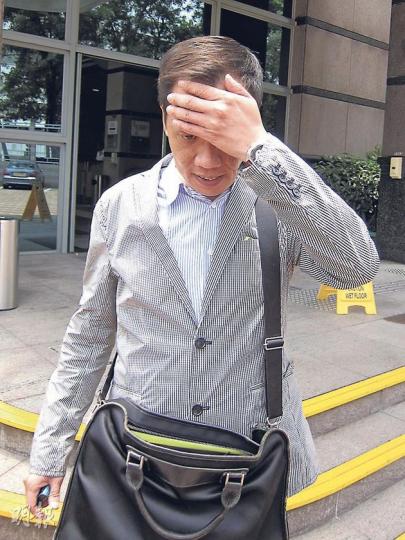 辯方昨透露,被告黃焯民(圖)的妻子已計劃離婚,黃對此亦持開放態度,但會找更好的工作,希望可修補關係。(林綺琪攝) (明報製圖) 辯方昨透露,被告黃焯民(圖)的妻子已計劃離婚,黃對此亦持開放態度,但會找更好的工作,希望可修補關係。(林綺琪攝) (明報製圖)