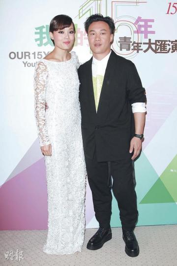 陳奕迅表示願做容祖兒的心理輔導員，有事可找他傾訴。（攝影﹕黃梓烜）