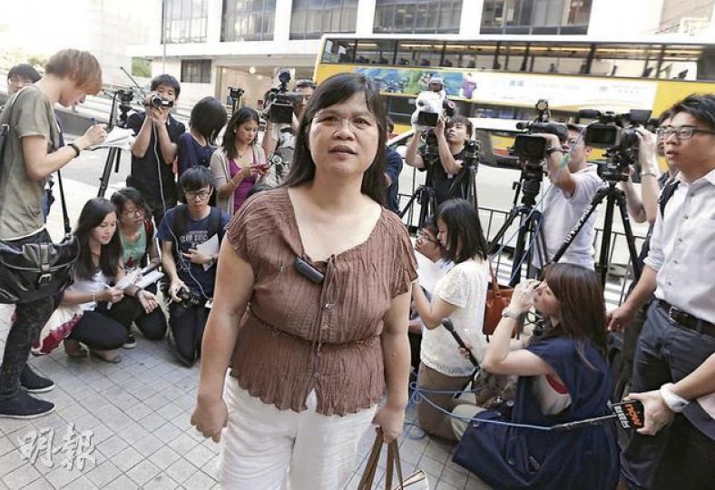 香港記者協會、新聞行政人員協會及攝影記者協會，下午到灣仔警察總部，與警方代表會面，討論國家主席胡錦濤訪港時的採訪安排。（李澤彤攝）