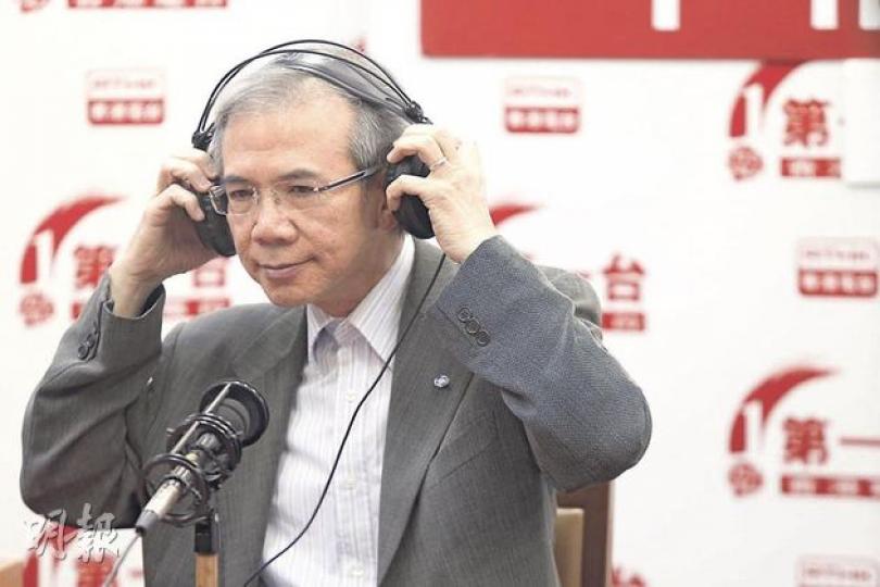 新任行政會議召集人林煥光在電台訪問中表示，珍惜平機會工作，若主流聲音反對他兼任兩職，他寧辭任行會職務。（李澤彤攝）