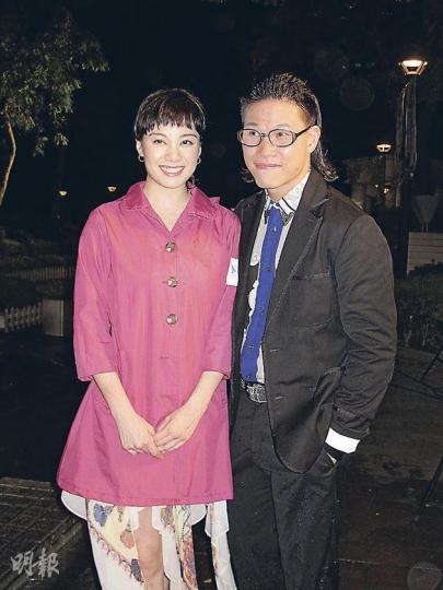 廖碧兒接了另一部內地劇，所以要盡快完成戲分，連蘇永康亦要陪她趕戲。（攝影/記者﹕鍾一虹） 廖碧兒、蘇永康前晚拍攝一場水中浪漫戲。（攝影/記者﹕鍾一虹）