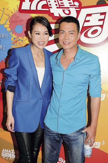 視后胡杏兒中性打扮,跟謝天華做兄弟。(攝影:孫華中) 視后胡杏兒中性打扮,跟謝天華做兄弟。(攝影:孫華中)