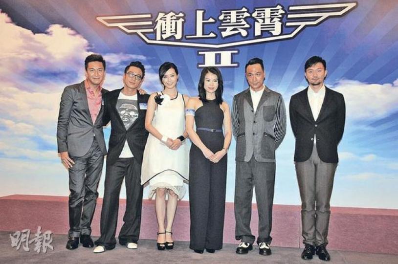 馬國明(左起)、吳卓羲、陳法拉、胡杏兒、吳鎮宇及張智霖這個強勁班底,《衝上雲霄II》絕對令觀眾期待。(攝影/記者:梁榮達) 馬國明(左起)、吳卓羲、陳法拉、胡杏兒、吳鎮宇及張智霖這個強勁班底,《衝上雲霄II》絕對令觀眾期待。(攝影/記者:梁榮達)
