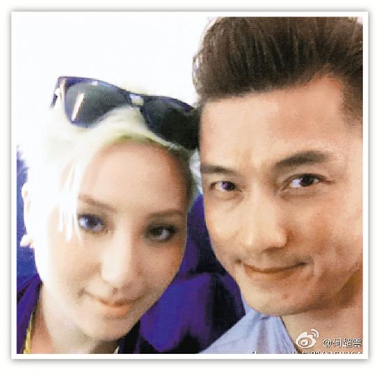 超雲在微博撐男友陳山聰(圖),她暗窒王大業(圖D)博宣傳。(微博圖片) (圖D)(攝影:黃梓烜) 超雲在微博撐男友陳山聰(圖),她暗窒王大業(圖D)博宣傳。(微博圖片) (圖D)(攝影:黃梓烜)