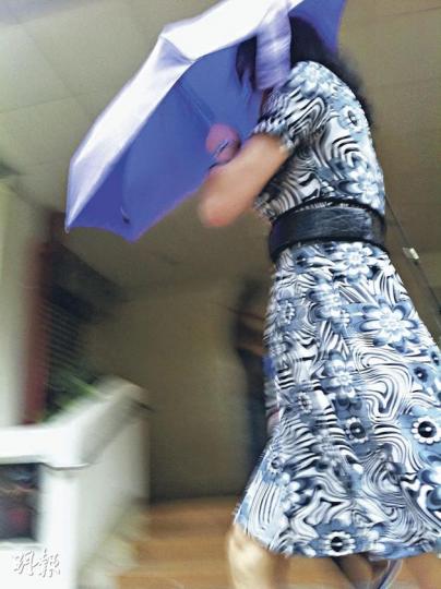 54歲的無業漢劉兆華涉偷耳環被控盜竊,懷疑憶亡妻成狂的他,昨以一襲低胸碎花連身裙出庭應訊,一度被誤以為是女兒身。(余卓善攝) 54歲的無業漢劉兆華涉偷耳環被控盜竊,懷疑憶亡妻成狂的他,昨以一襲低胸碎花連身裙出庭應訊,一度被誤以為是女兒身。(余卓善攝)