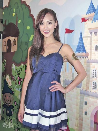 Jessica C.母愛氾濫,恨生一隊足球隊。(攝影/記者:李潔盈) Jessica C.母愛氾濫,恨生一隊足球隊。(攝影/記者:李潔盈)