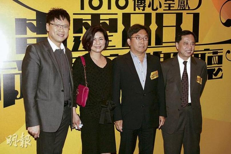 陳志雲(左起)獲樂易玲、陳國強、何麗全現身支持。(攝影/記者:李潔盈) 陳志雲(左起)獲樂易玲、陳國強、何麗全現身支持。(攝影/記者:李潔盈)