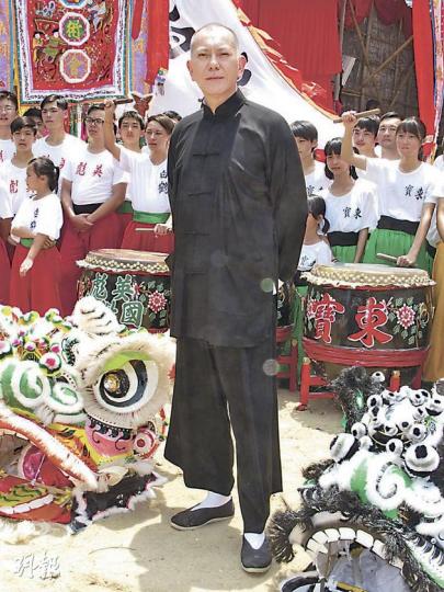 黃秋生昨日在西樵山夢工場為《葉問——終極一戰》開工。(攝影/記者﹕鍾一虹) 黃秋生昨日在西樵山夢工場為《葉問——終極一戰》開工。(攝影/記者﹕鍾一虹)