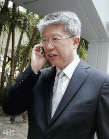 亞視高級副總裁鄺凱迎昨到庭旁聽聆訊。(梁珮珊攝) 亞視高級副總裁鄺凱迎昨到庭旁聽聆訊。(梁珮珊攝)
