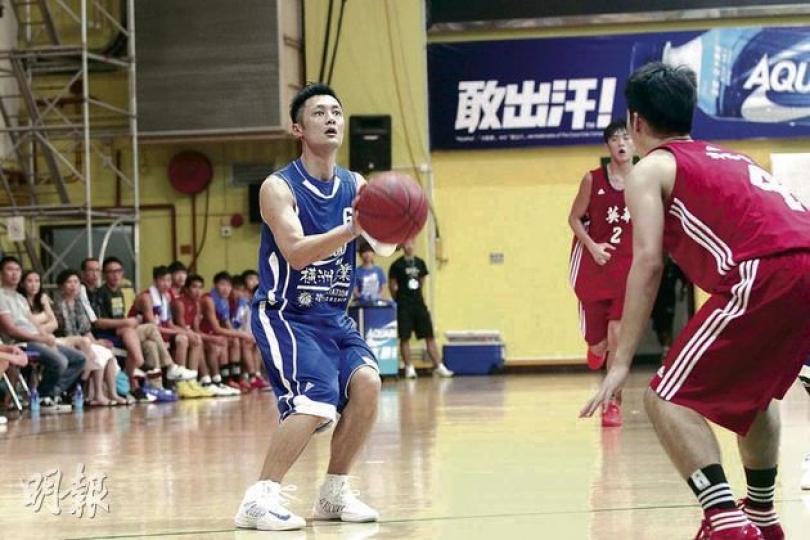 余文樂雖然個人只取得2分,但球隊最後仍能取勝。(攝影/記者:李潔盈) 余文樂雖然個人只取得2分,但球隊最後仍能取勝。(攝影/記者:李潔盈)