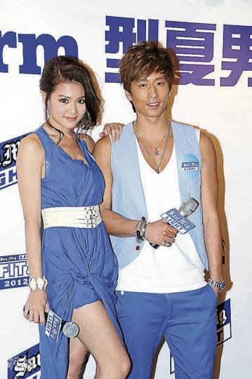 周秀娜與男友Avis以情侶檔出席活動。(攝影﹕鍾偉茵) 周秀娜與男友Avis以情侶檔出席活動。(攝影﹕鍾偉茵)