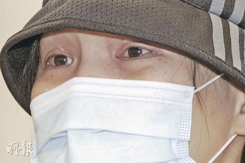 曾3次經歷流產之痛的鄒太,兒子出生後證實腦骨折,現仍在深切治療部,她昨聲淚俱下稱「好想接BB返屋企」。(郭慶輝攝) 曾3次經歷流產之痛的鄒太,兒子出生後證實腦骨折,現仍在深切治療部,她昨聲淚俱下稱「好想接BB返屋企」。(郭慶輝攝)
