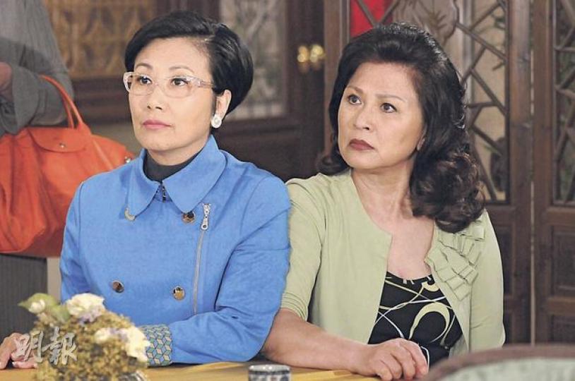 (攝影﹕娛樂組) 朱咪咪在《巴不得媽媽…》演鍾景輝的舊情人,是一位昔日艷星。(攝影﹕娛樂組) (攝影﹕娛樂組) 朱咪咪在《巴不得媽媽…》演鍾景輝的舊情人,是一位昔日艷星。(攝影﹕娛樂組)