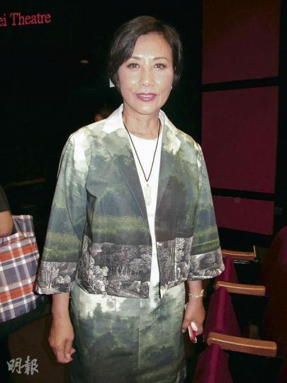 汪明荃推動粵劇不遺餘力。(攝影/記者:柯美) 汪明荃推動粵劇不遺餘力。(攝影/記者:柯美)
