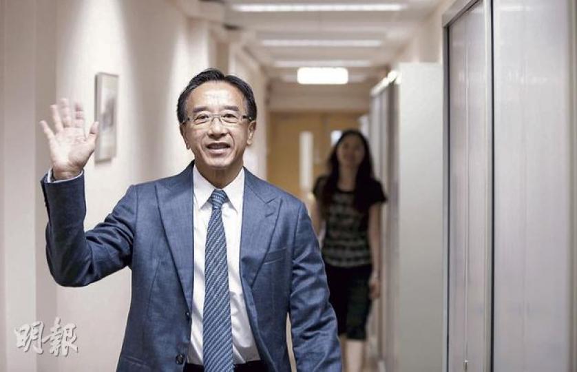 自由黨榮譽主席田北俊噚日接受港台《千禧年代》訪問,話心中「極之不願意」接任黨主席一職。(李澤彤攝) 自由黨榮譽主席田北俊噚日接受港台《千禧年代》訪問,話心中「極之不願意」接任黨主席一職。(李澤彤攝)