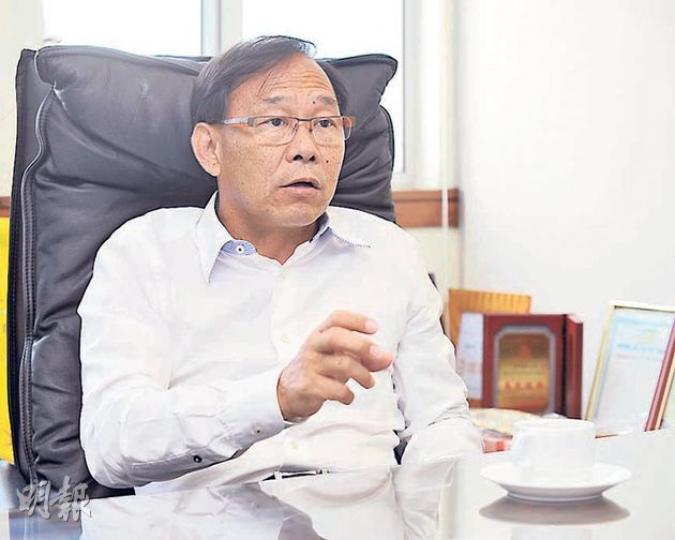 出身元朗區議會的候任立法會議員梁志祥認為有地區工作背景的人晉身立法會,可拉近立法會與地區的關係。(葉家豪攝) 出身元朗區議會的候任立法會議員梁志祥認為有地區工作背景的人晉身立法會,可拉近立法會與地區的關係。(葉家豪攝)