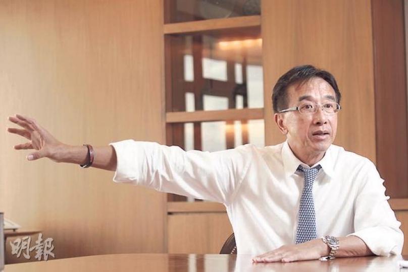 自由黨榮譽主席田北俊(圖)直選成功,但他對商界直選路並沒有太大信心,因他和弟弟田北辰在選舉中「只能在比例代表制下取尾幾席」。(郭慶輝攝) 自由黨榮譽主席田北俊(圖)直選成功,但他對商界直選路並沒有太大信心,因他和弟弟田北辰在選舉中「只能在比例代表制下取尾幾席」。(郭慶輝攝)