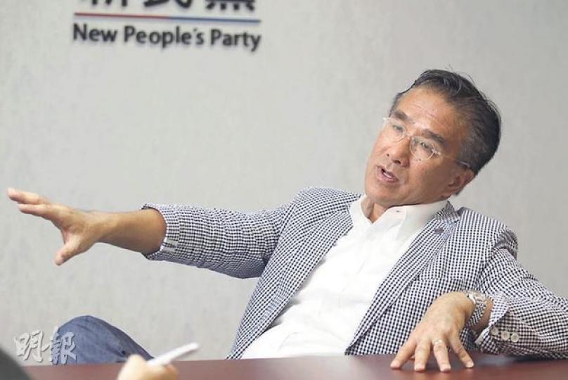 本身是基督徒的新民黨副主席田北辰形容,2008年踏入政壇,從參選人大代表、區選到現時晉身立法會,都非當初期望,相信是上帝帶領。(郭慶輝攝) 本身是基督徒的新民黨副主席田北辰形容,2008年踏入政壇,從參選人大代表、區選到現時晉身立法會,都非當初期望,相信是上帝帶領。(郭慶輝攝)